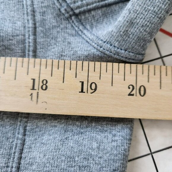 The North Face Pullover Sweatshirt Mens Gray Blue Accent Zipper Long Sleeve Sz M - Picture 16 of 16